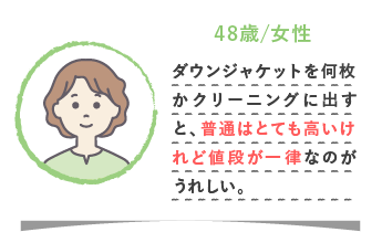 47歳/女性 何度も利用しています。技術が良いので安心して利用しています。